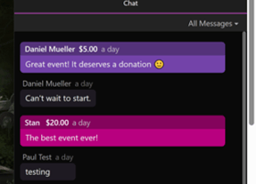 super chat message